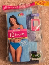 Fruit Of The Loom Women's Heather Hi-Cuts Value Pack- 9 Pair Open Box Size 8