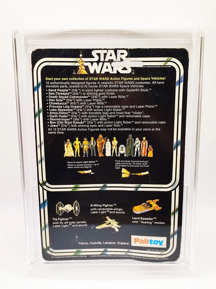 1977 PALITOY STAR WARS 12 BACK-A - DARTH VADER - ALL ORIGINAL & CASED UNCUT CARD - Image 2 of 4