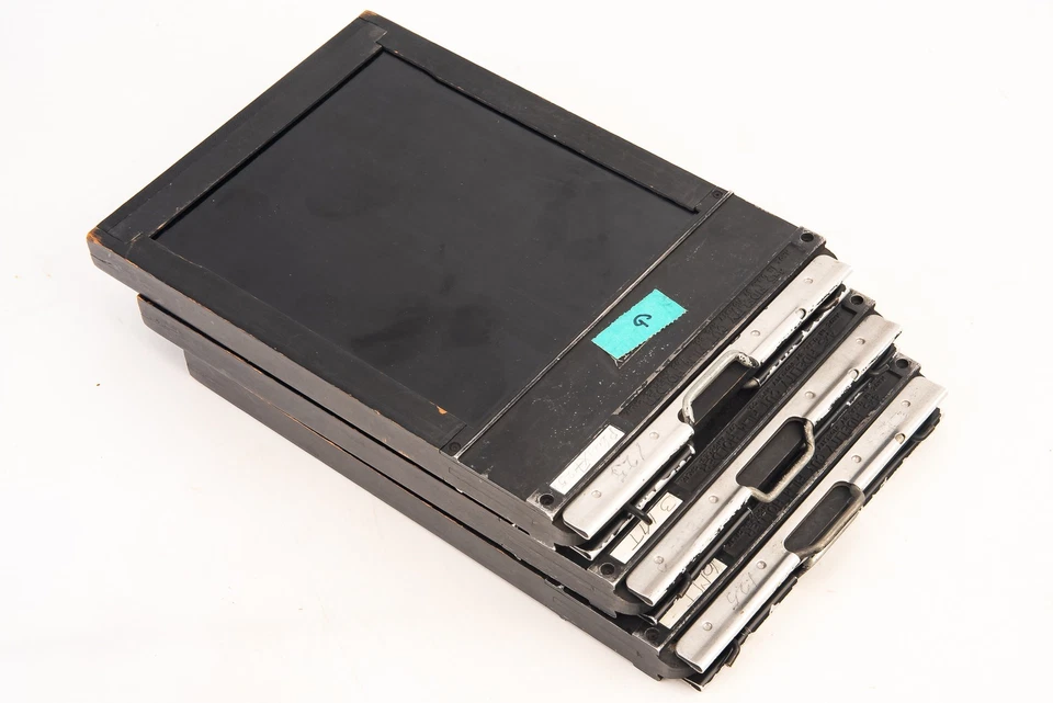 Fidelity Lot of 3 Wood Film Holder for 4x5 Cut Sheet Film V22 - Image 3 of 4