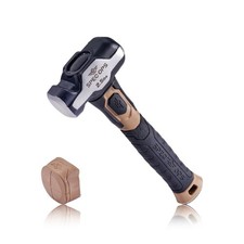 Spec Ops Tools Engineering Hammer, 2.5 lb Sledge hammer with Removable Soft M...