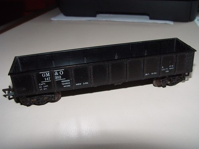 Fleischmann 1426, US-Wagen, GM&O Gondola, schwarz, selten, neuwertig