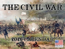 Civil War Calendar 2026 Monthly Wall Calender 12 Month 12x18