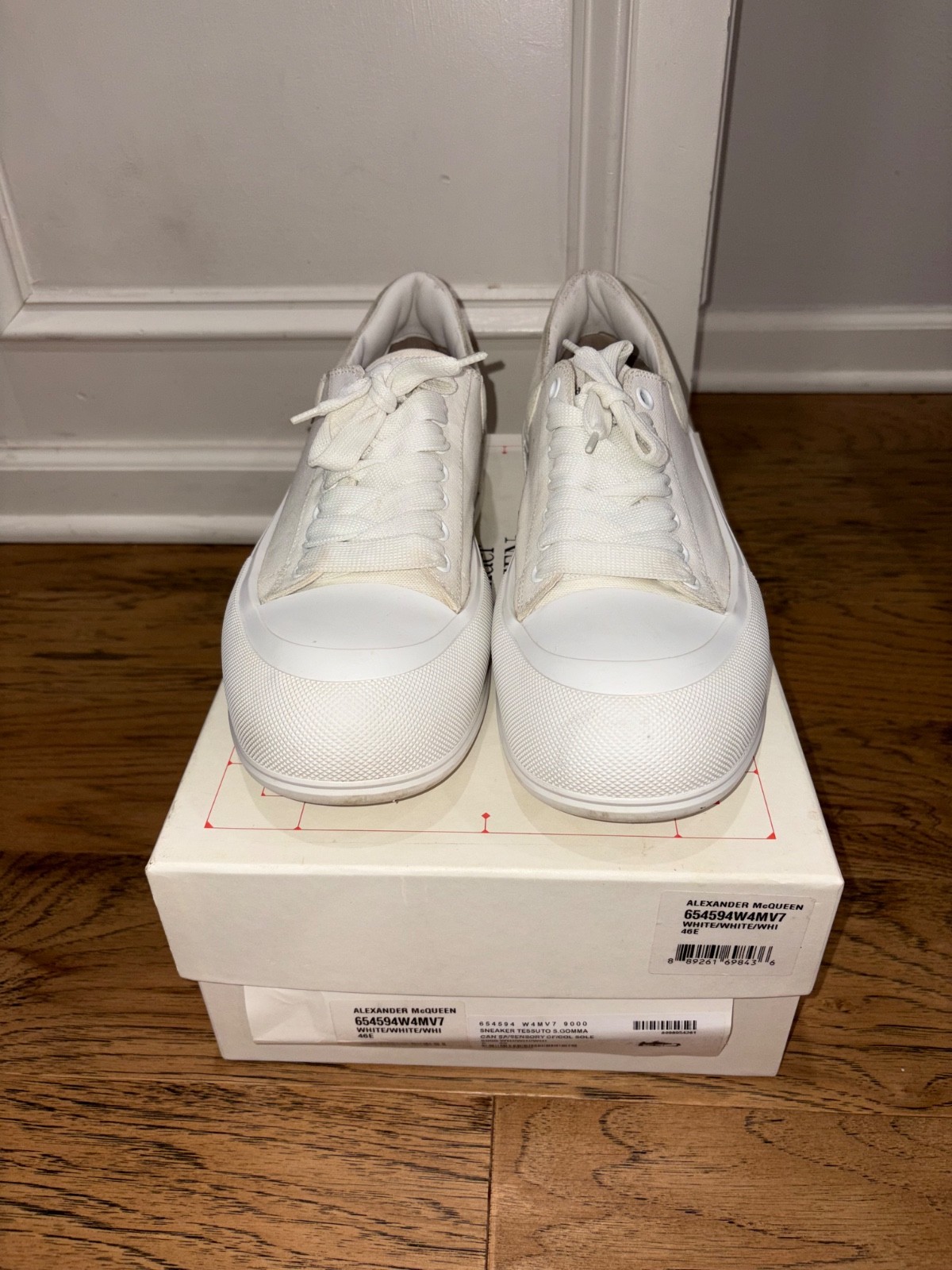 ALEXANDER McQUEEN WHITE/WHITE/WHI 46E - image 1