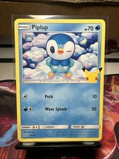Piplup 020/025 Promo McDonald's 25th Anniversary Promos Pokemon Near Mint