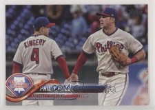 2018 Topps Update Philly Fives ( & ) Scott Kingery Rhys Hoskins #US128 03a2