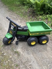 Vintage Ertl John Deere Amteeny Amt 600 Pedal Toy 5-wheel Ride On Trike Gator
