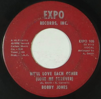 Bobby Jones  - We'll Love Each Other (Love Me Forever)  (7'', Single, Red)
