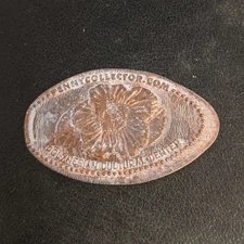 Hibiscus Flower Polynesian Cultural Center- Press Coin Elongated Penny Souvenir