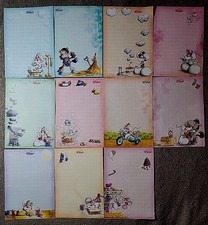 11 Feuilles A5 Diddl série Parfum À Gratter 325, 327-336