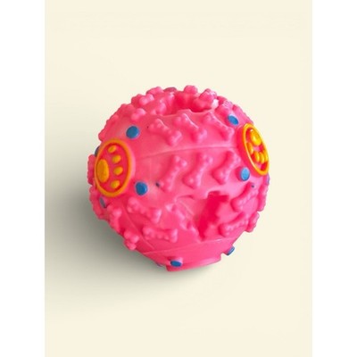 2 Dog Treat Dispensing Ball Chew Toy Giggle Play Toys Fetch 2 for 1
