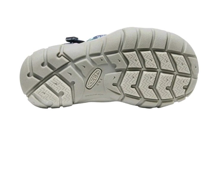 Sandali da acqua Keen Seacamp CNX bambina lilla blu cielo viola floreali taglia 3