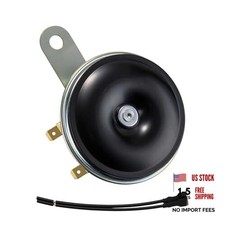 3.1" 12v 110db Motorcycle Electric Horn Waterproof Color plated single horn
