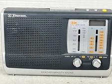 EMERSON Radio Model RP6250 Tv/ AM/FM Weather Portable Radio Tested