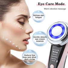 5 in 1 Facial RF Radiofrequency Lifting  Massager Anti Aging LED Photon Therapy
