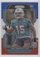 2021 Panini Prizm Rookie Red White & Blue Prizm Jaelan Phillips #377 0o6m