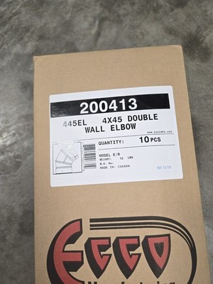 Hvac Ventilation Ecco Double Wall Gas Connector $17 Each