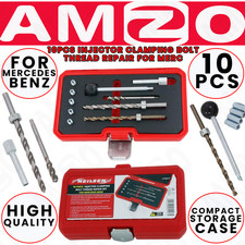 Neilsen 10pc Injector Clamping Bolt Thread Repair Set For Mercedes Benz