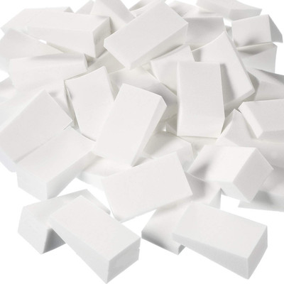 100 Pieces Cosmetic Sponges Latex Makeup Foam Wedges Foundation Beauty Tools (Wh