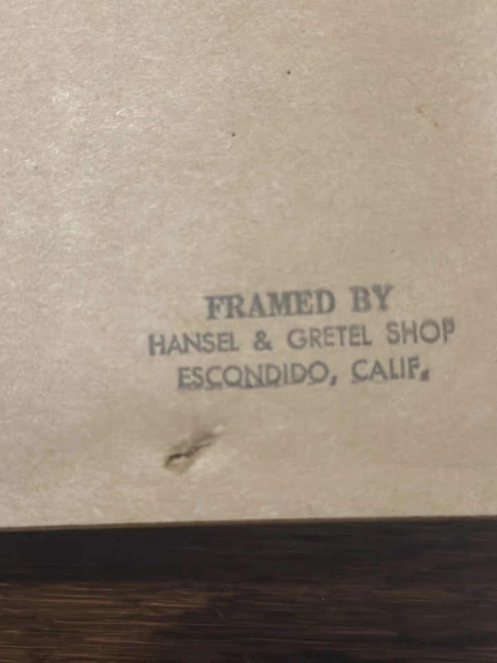 Motivo bordado cumpleaños danés vintage 17 de noviembre de 1946 enmarcado Foto 4 de 4