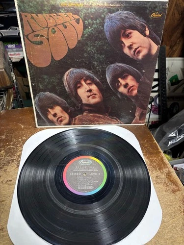 The Beatles- Rubber Soul 12'' Vinyl LP 1966 Capitol Records T-2442 Tested VG/VG