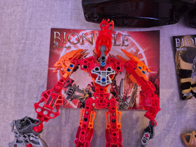LEGO BIONICLE Lot &ndash; Incomplete Figures w/ Canisters & Manuals (8985, 7136, 8977)