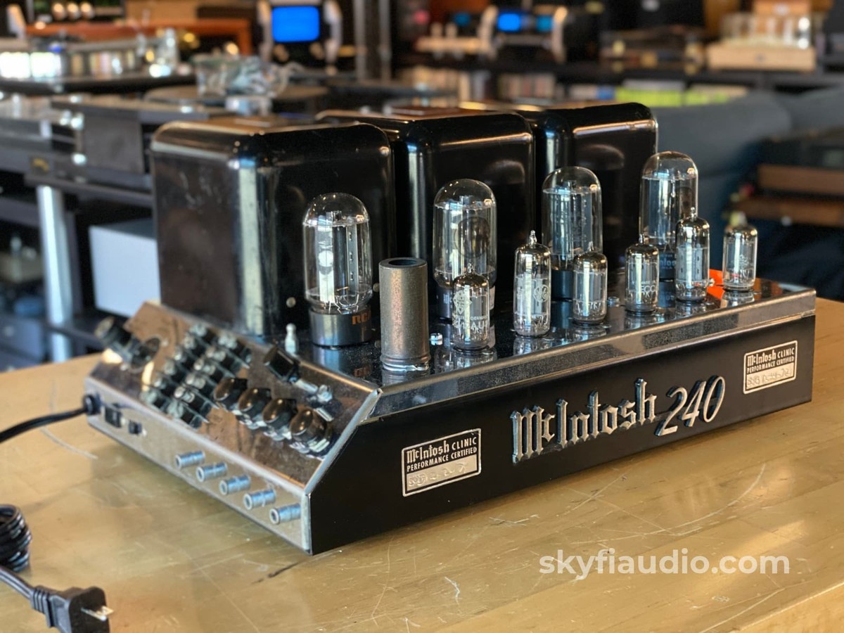 McIntosh MC240 Vintage Tube Amp - SkyFi Restored w/Premium Vintage