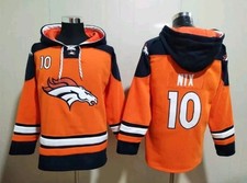 Bo Nix 10 Denver Broncos Fleece Hoodie