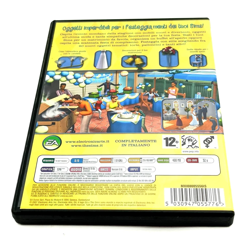 Lotto 6 giochi per pc the sims 2 game videogiochi stock lotti vintage ita cd dvd - Immagine 3 di 4