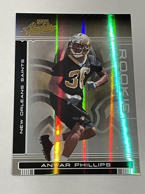 2006 Playoff Absolute Memorabilia Football #/999 - Anwar Phillips RC - Saints