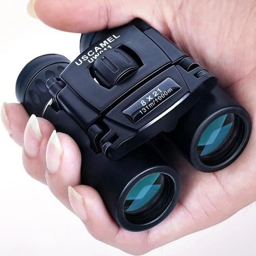 8x21 Compact Zoom Binoculars Long Range 3000m Foldable HD FMC Optical Sport