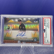 2024 Bowman Chrome Top 100 Paul Skenes RC Auto /99 (PSA 9) CY Young Winner
