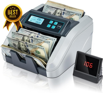 IMC51 Money Counter Machine Bill Counter with UV MG IR MT Detection Add Batch Mo