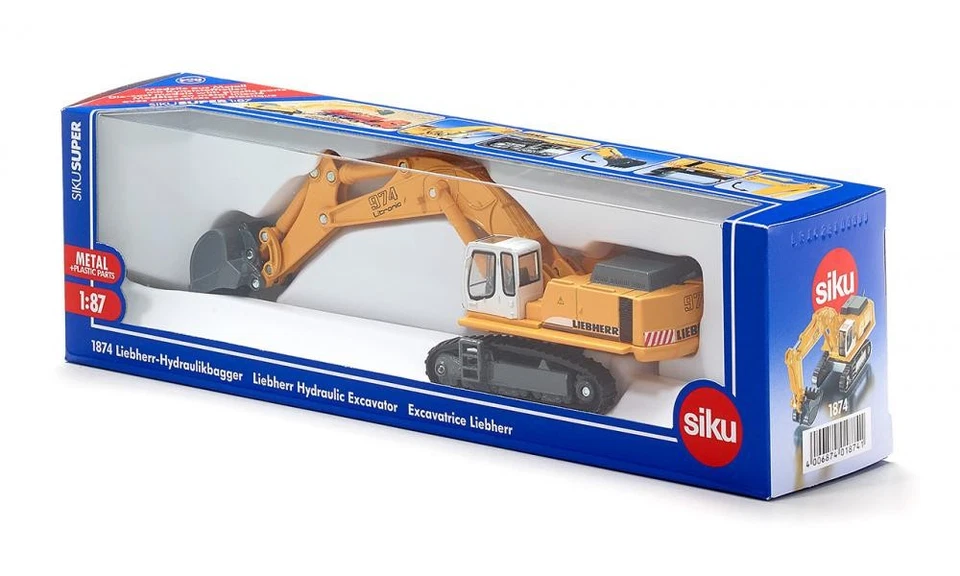 SIKU - Pelleteuse LIEBHERR 974 Litronic sur chenilles - 1/87 - SIK1874 - Photo 2/2