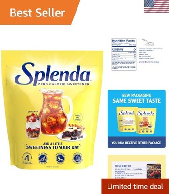 America's Favorite Sugar Substitute - Zero Calorie, 9.7 Oz Granulated Sweetener