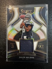 2025 Panini Select Draft Selections Jalen Milroe #DSM-JME White Prizm /99 RC SP