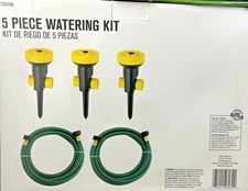 5 Piece Watering Set Landscape Bed 5 Pattern Turret Lawn Sprinkler Kit ACE