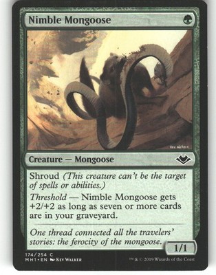 Nimble Mongoose - Modern Horizons - MTG - Common - #174 - NM