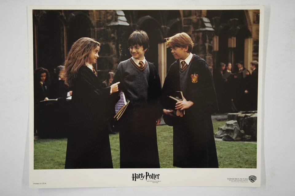 HARRY POTTER AND THE PHILOSOPHER'S - SORCERER'S STONE Set of11 Movie Lobby Cards - Image 2 of 4