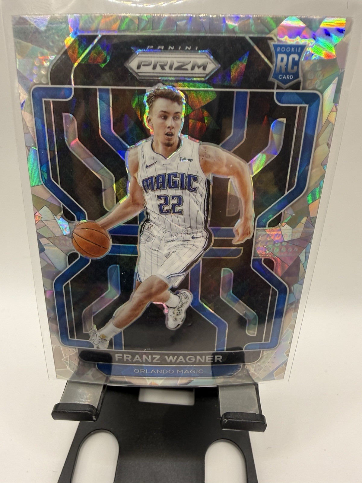 2021 Panini Prizm - #310 Franz Wagner RC - Cracked Ice