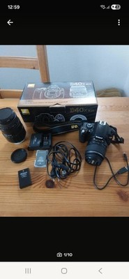 Nikon D40X DSLR-Kamera Kit 18-55mm f/3,5-5,6G ED II + 70-300mm APO