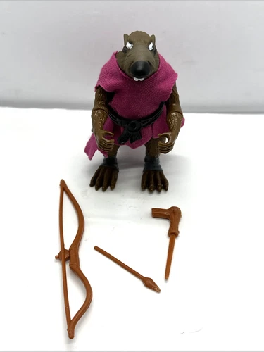 TMNT Splinter Soft Head- Vintage 1988 w/Accessories Teenage Mutant Ninja Turtles