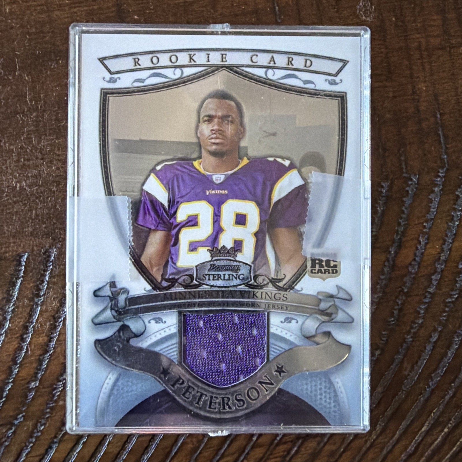 Adrian Peterson Bowman Sterling Rookie Relics #APE Refractor