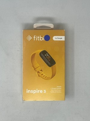 Fitbit Inspire 3 Health + Fitness Tracker (Black/Morning Glow) - (TESTED)