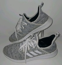 Adidas Womens Shoes - Size 8 - Cloudfoam - Pure Comfort - D80695 - Gray/White