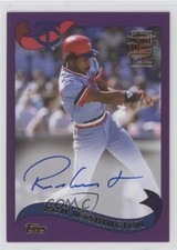 2021 Archives Fan Favorite 2002 Topps Purple 119/150 Ron Washington Auto 1ar1