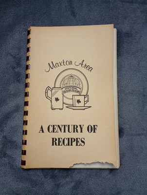 Maxton, NC North Carolina Cookbook 1974 Vintage Small Town ''Shoeheel'' Scottish