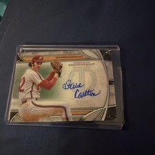 2019 Topps Tribute Auto Shadowbox Signature Steve Carlton 36/90 Awesome!!!!