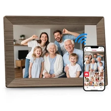 Frameo 10.1" WiFi Digital Photo Frame, 32GB, IPS Touch, Auto-Rotate, Remote S...