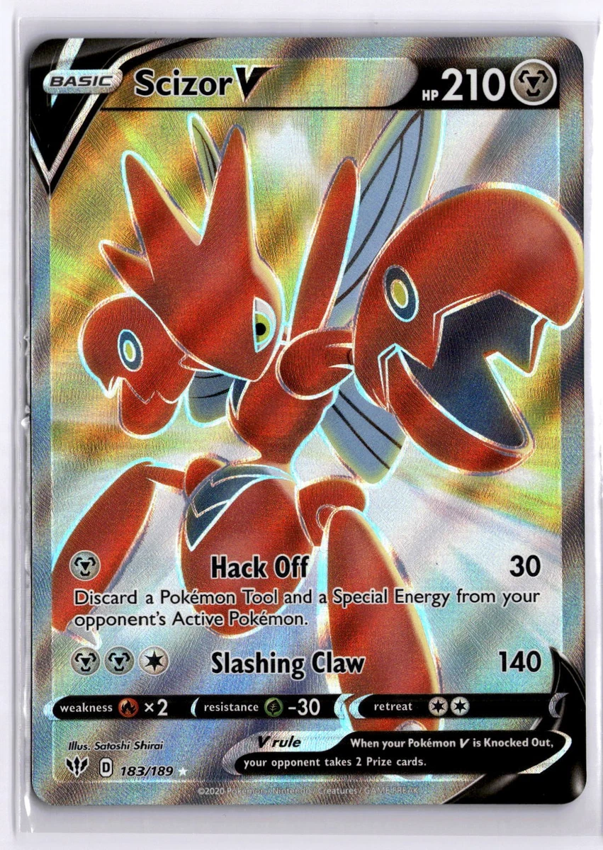 Scizor V 183/189 Swsh03: Darkness Ablaze for sale | eBay
