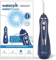 Waterpik Cordless Advanced 2.0 Rechargeable Water Flosser, Blue - OPEN BOX